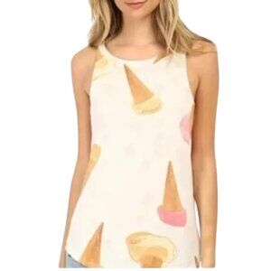 NEW Chaser Ice Cream Cone Print Tank Top